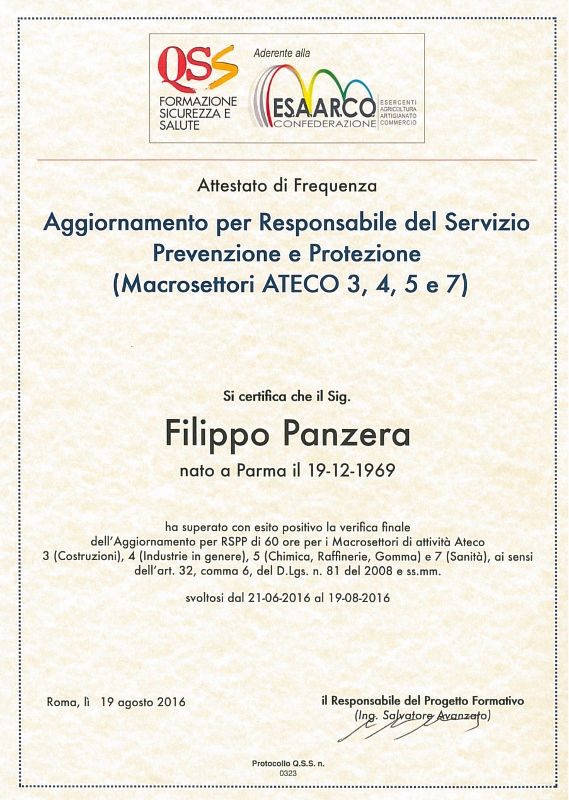 AGGIORNAMENTO 60 ORE
